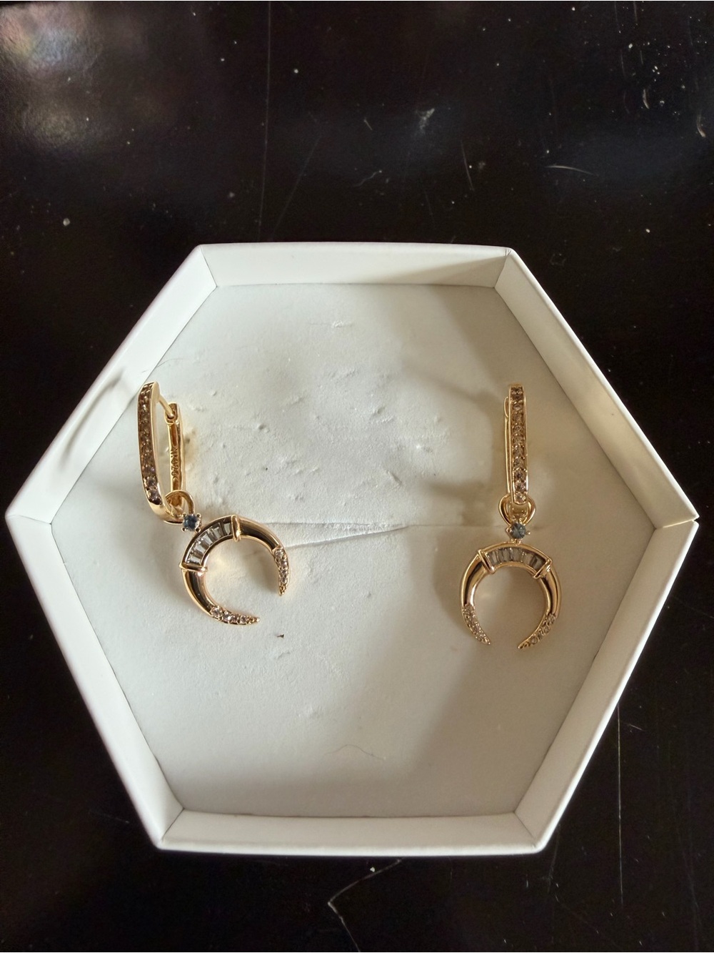 Vermeil Aquamarine on Gold Hoops: Removable Charms